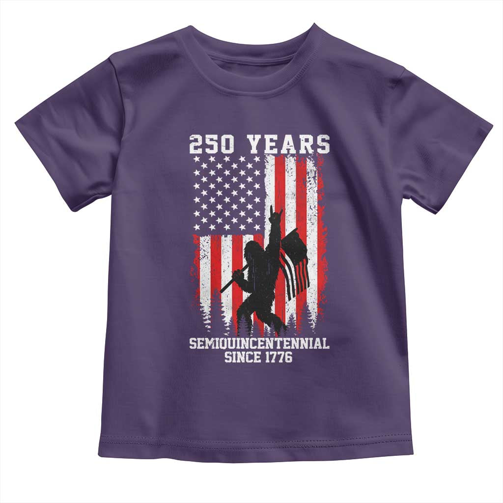 250th Anniversary USA Toddler T Shirt Bigfoot Patriotic American USA Flag