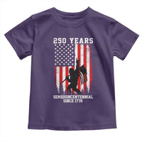 250th Anniversary USA Toddler T Shirt Bigfoot Patriotic American USA Flag