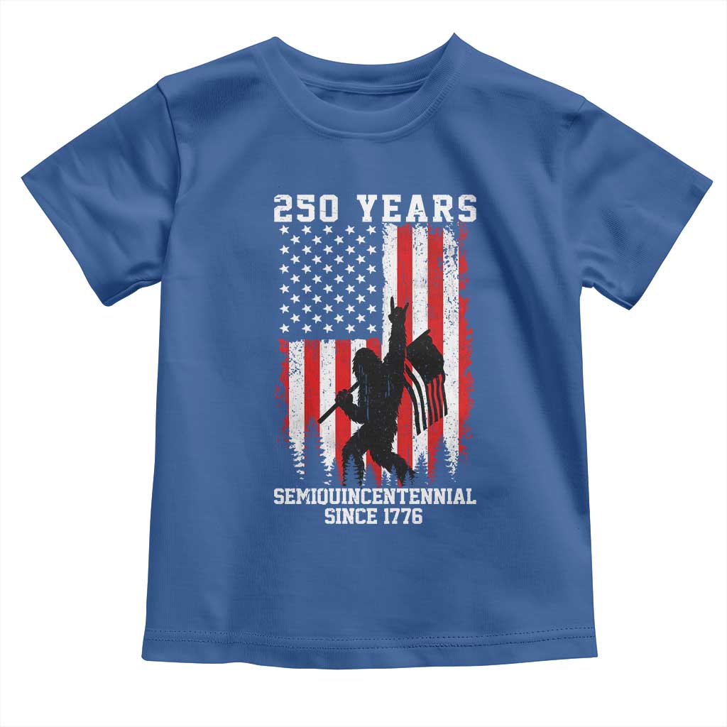 250th Anniversary USA Toddler T Shirt Bigfoot Patriotic American USA Flag