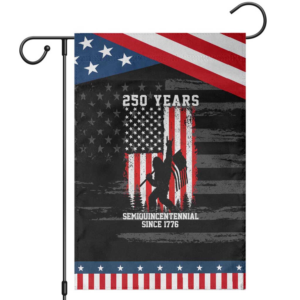 250th Anniversary USA Patriotic Garden Flag Bigfoot Patriotic American USA Flag