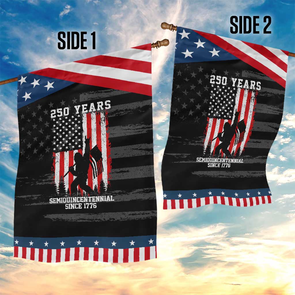 250th Anniversary USA Patriotic Garden Flag Bigfoot Patriotic American USA Flag