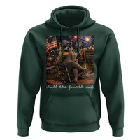 Funny Raccoon 4th of July Hoodie Chill The Fourth Out