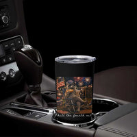 Funny Raccoon 4th of July Tumbler Cup Chill The Fourth Out