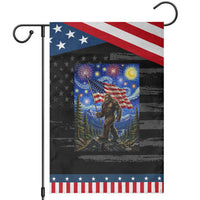 Bigfoot Patriotic 250 Years of Freedom Patriotic Garden Flag American USA Flag Stary Night