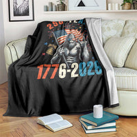 250th Anniversary USA Throw Blanket Bigfoot American Flag Patriotic 4th of July