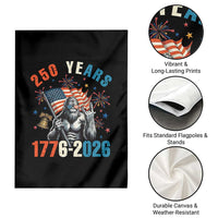 250th Anniversary USA Garden Flag Bigfoot American Flag Patriotic 4th of July