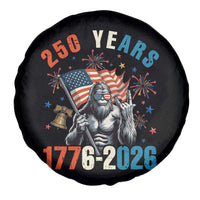 250th Anniversary USA Spare Tire Cover Bigfoot American Flag Patriotic 4th of July
