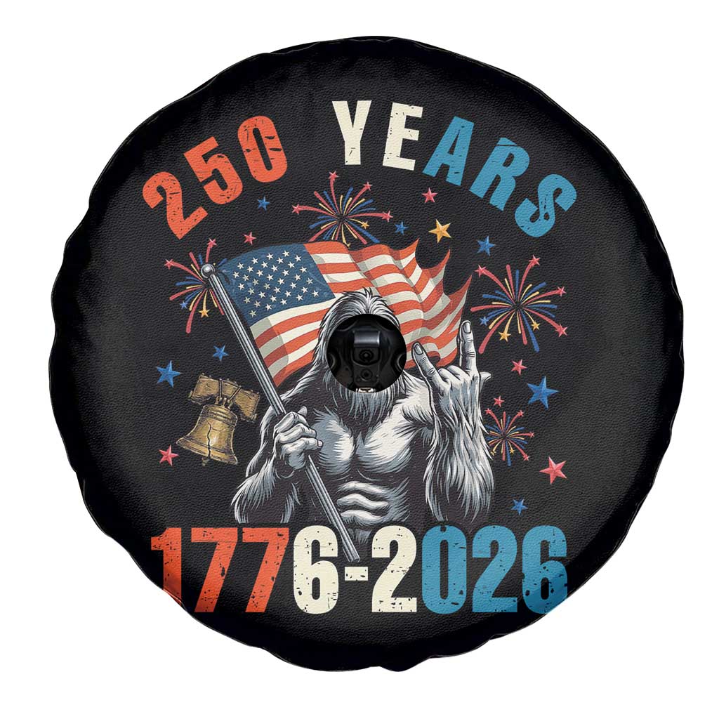 250th Anniversary USA Spare Tire Cover Bigfoot American Flag Patriotic 4th of July