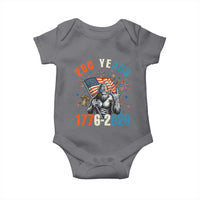 250th Anniversary USA Baby Onesie Bigfoot America Rock American Flag Patriotic 4th of July