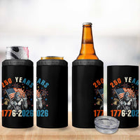 250th Anniversary USA 4 in 1 Can Cooler Tumbler Bigfoot American Flag Patriotic 4th of July