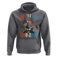 250th Anniversary USA Hoodie Bigfoot American Flag Patriotic 4th of July