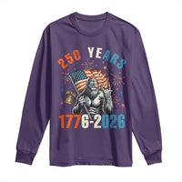 250th Anniversary USA Long Sleeve Shirt Bigfoot America Rock American Flag Patriotic 4th of July