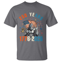 250th Anniversary USA T Shirt Bigfoot American Flag Patriotic 4th of July