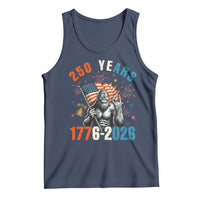 250th Anniversary USA Tank Top Bigfoot American Flag Patriotic 4th of July