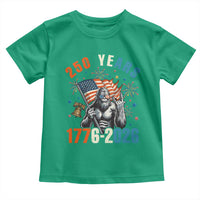 250th Anniversary USA Toddler T Shirt Bigfoot America Rock American Flag Patriotic 4th of July