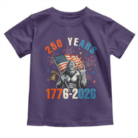 250th Anniversary USA Toddler T Shirt Bigfoot America Rock American Flag Patriotic 4th of July