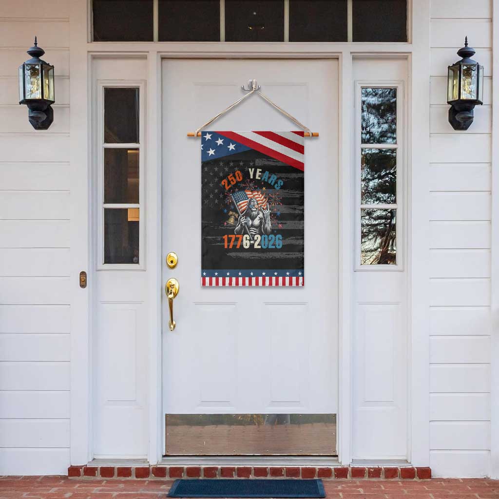 250th Anniversary USA Patriotic Garden Flag Bigfoot American Flag Patriotic 4th of July