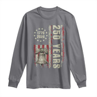 250th Anniversary USA Long Sleeve Shirt Patriotic Liberty Bell 1776 2026 American Flag