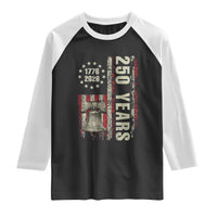 250th Anniversary USA Raglan Shirt Patriotic Liberty Bell 1776 2026 American Flag