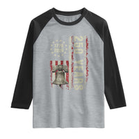 250th Anniversary USA Raglan Shirt Patriotic Liberty Bell 1776 2026 American Flag