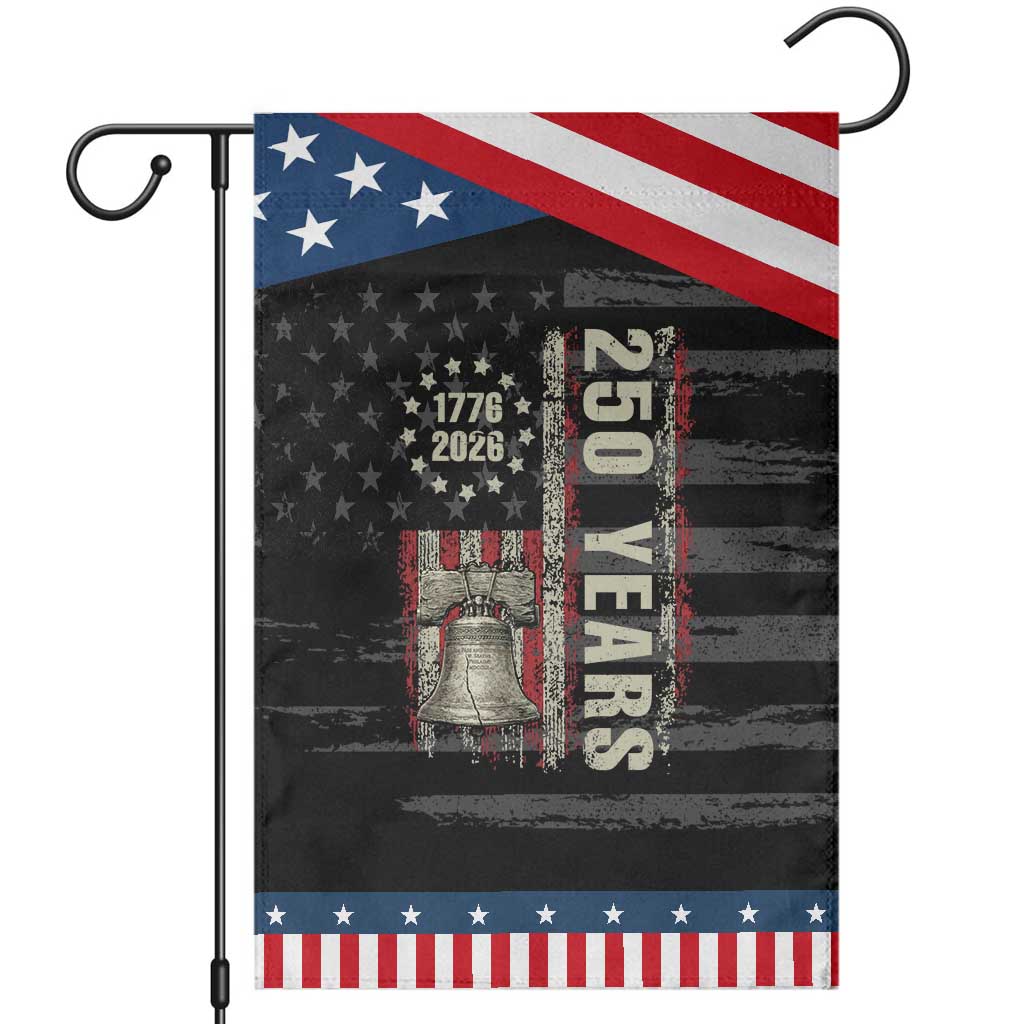 250th Anniversary USA Patriotic Garden Flag Patriotic Liberty Bell 1776 2026 American Flag