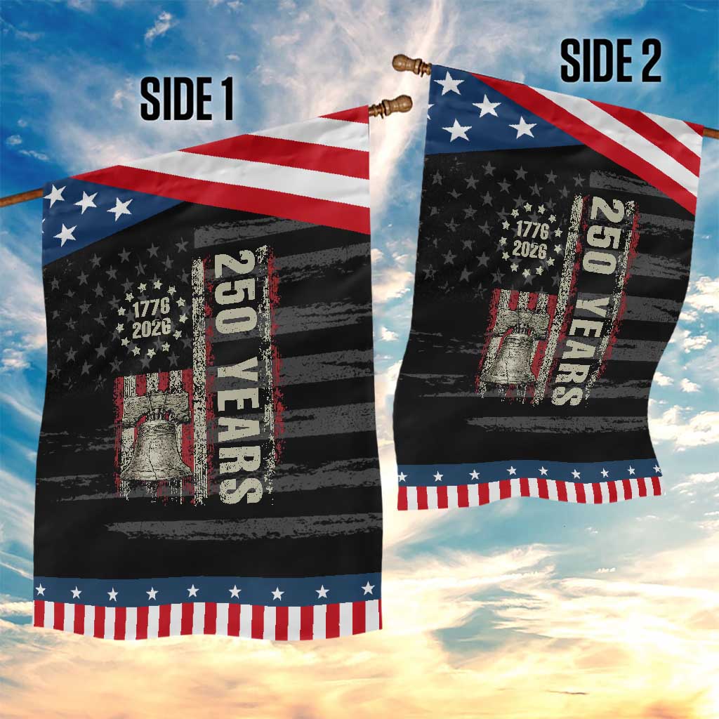 250th Anniversary USA Patriotic Garden Flag Patriotic Liberty Bell 1776 2026 American Flag