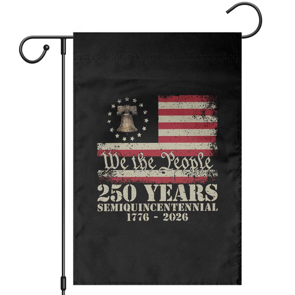 250th Anniversary USA Garden Flag Patriotic Liberty Bell 1776 2026 Independence Day