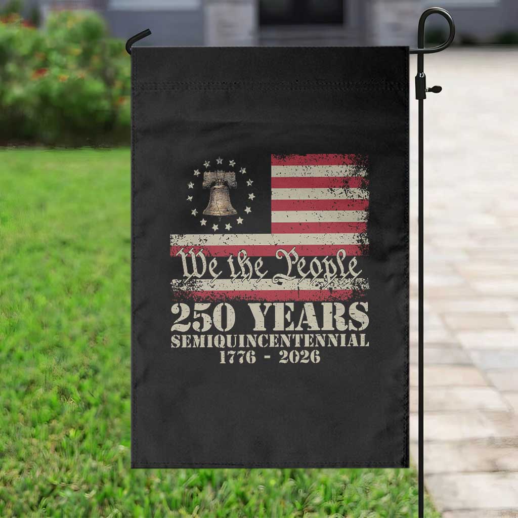 250th Anniversary USA Garden Flag Patriotic Liberty Bell 1776 2026 Independence Day