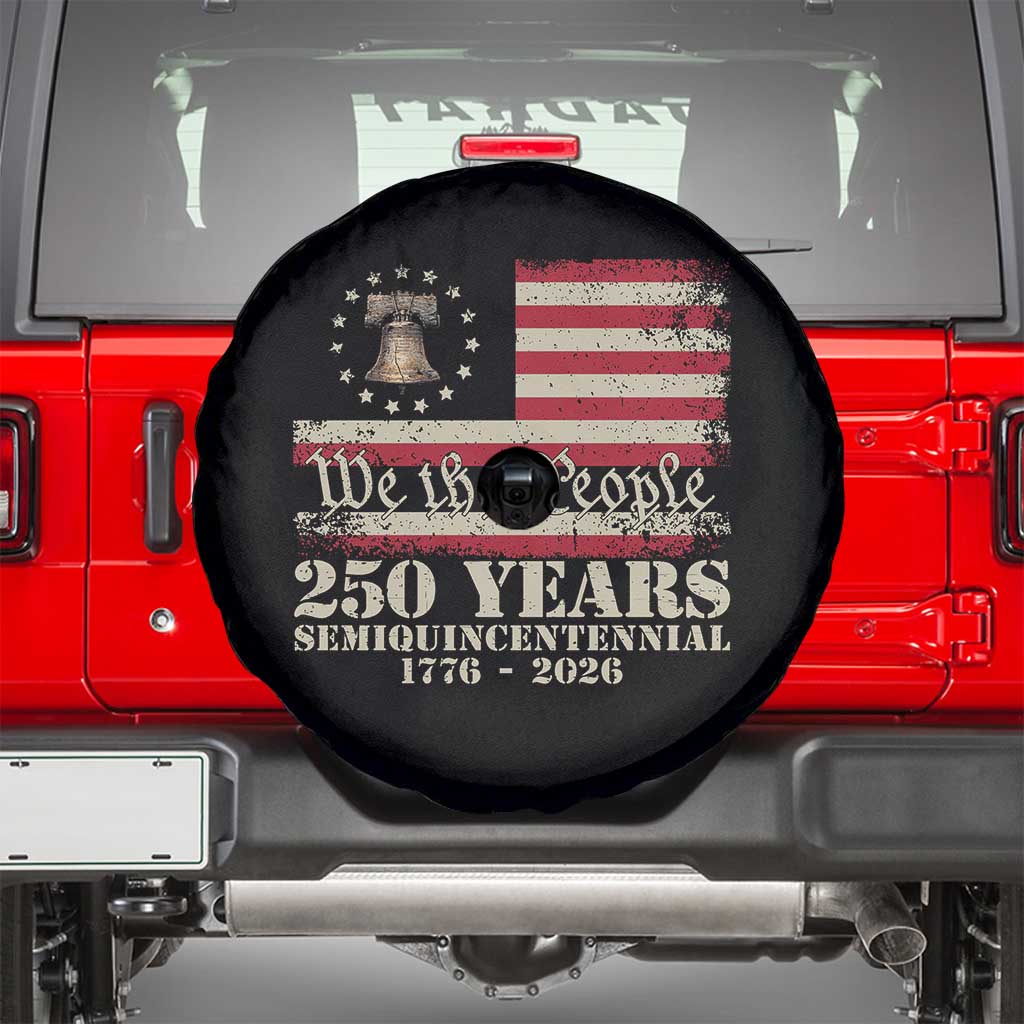 250th Anniversary USA Spare Tire Cover Patriotic Liberty Bell 1776 2026 Independence Day