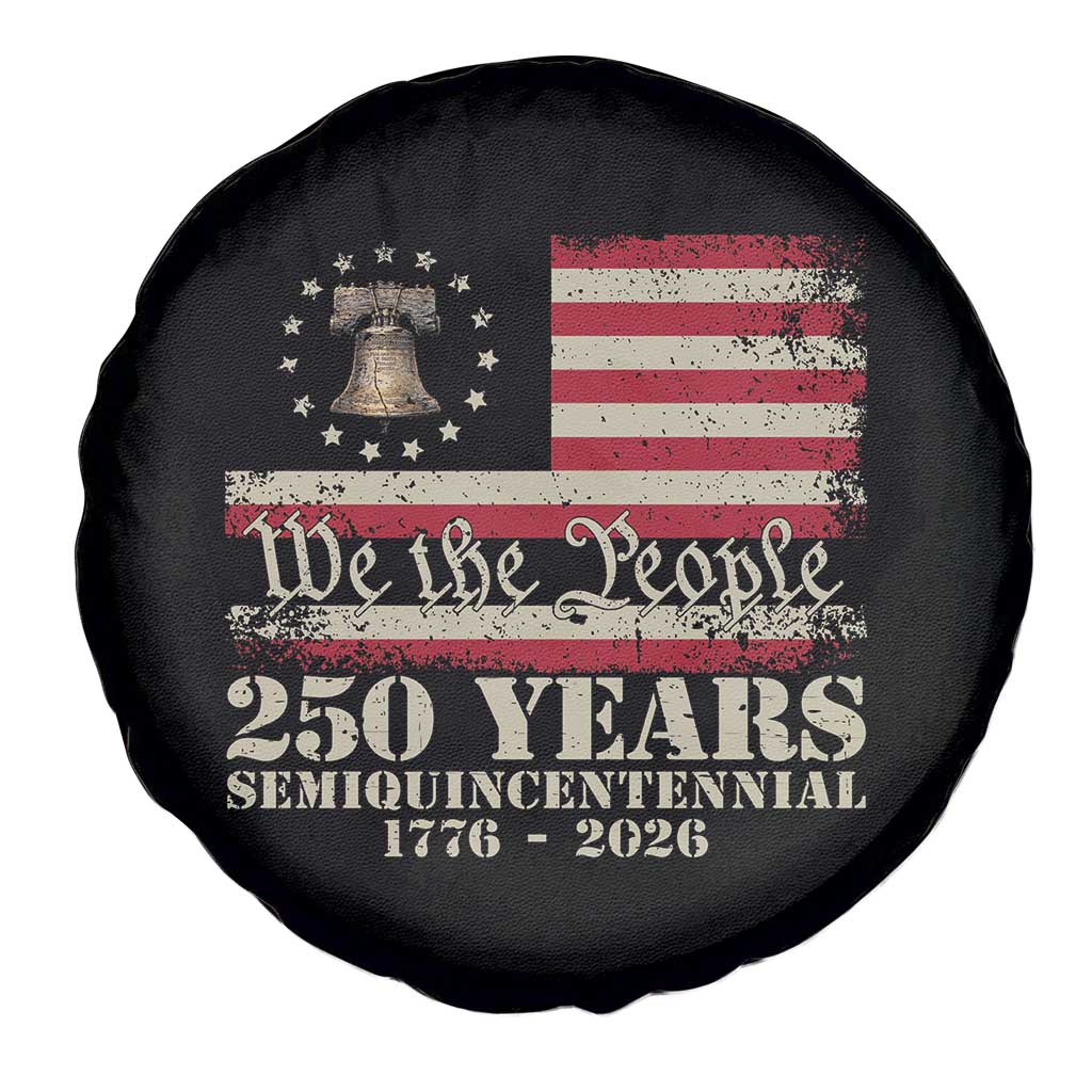 250th Anniversary USA Spare Tire Cover Patriotic Liberty Bell 1776 2026 Independence Day