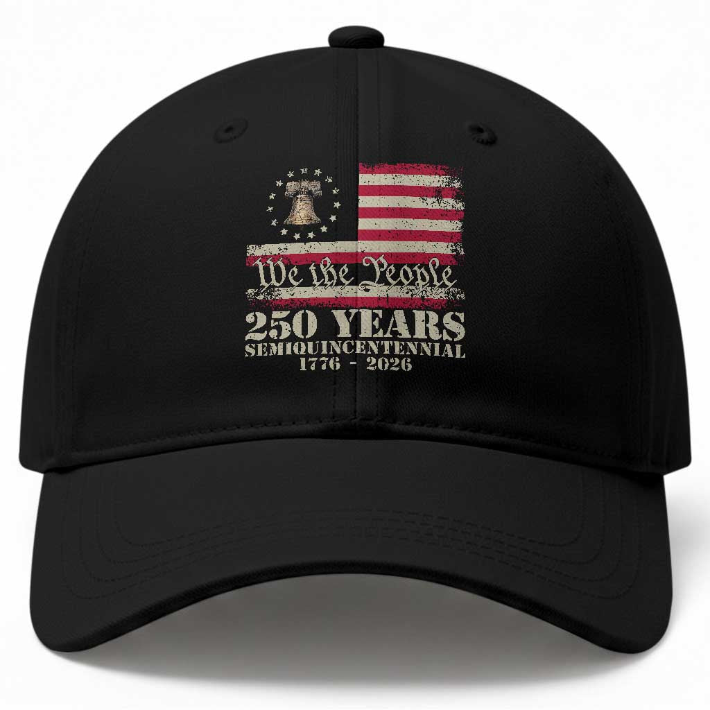 250th Anniversary USA Baseball Cap Patriotic Liberty Bell 1776 2026 Independence Day