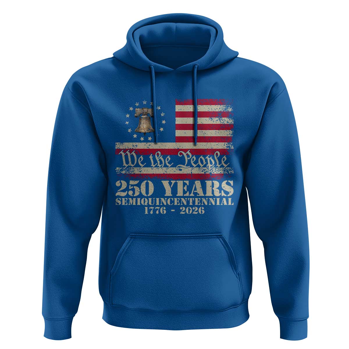 250th Anniversary USA Hoodie Patriotic Liberty Bell 1776 2026 Independence Day