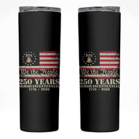250th Anniversary USA Skinny Tumbler Patriotic Liberty Bell 1776 2026 Independence Day
