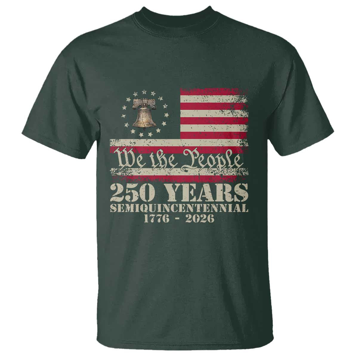 250th Anniversary USA T Shirt Patriotic Liberty Bell 1776 2026 Independence Day