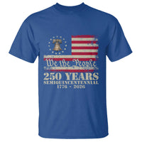 250th Anniversary USA T Shirt Patriotic Liberty Bell 1776 2026 Independence Day