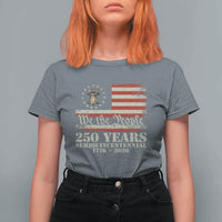 250th Anniversary USA T Shirt For Women Patriotic Liberty Bell 1776 2026 Independence Day