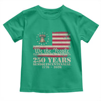 250th Anniversary USA Toddler T Shirt Patriotic Liberty Bell 1776 2026 Independence Day