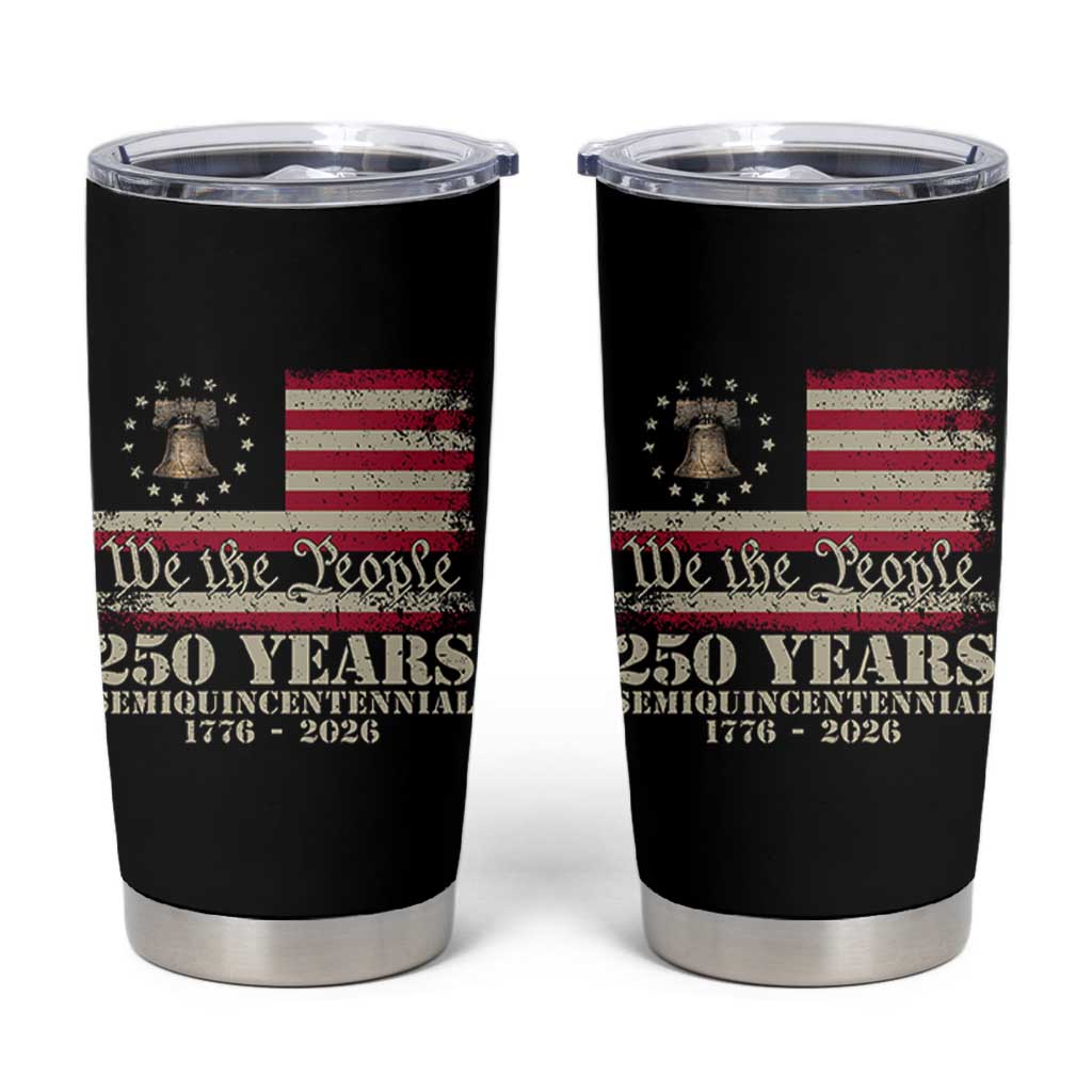250th Anniversary USA Tumbler Cup Patriotic Liberty Bell 1776 2026 Independence Day