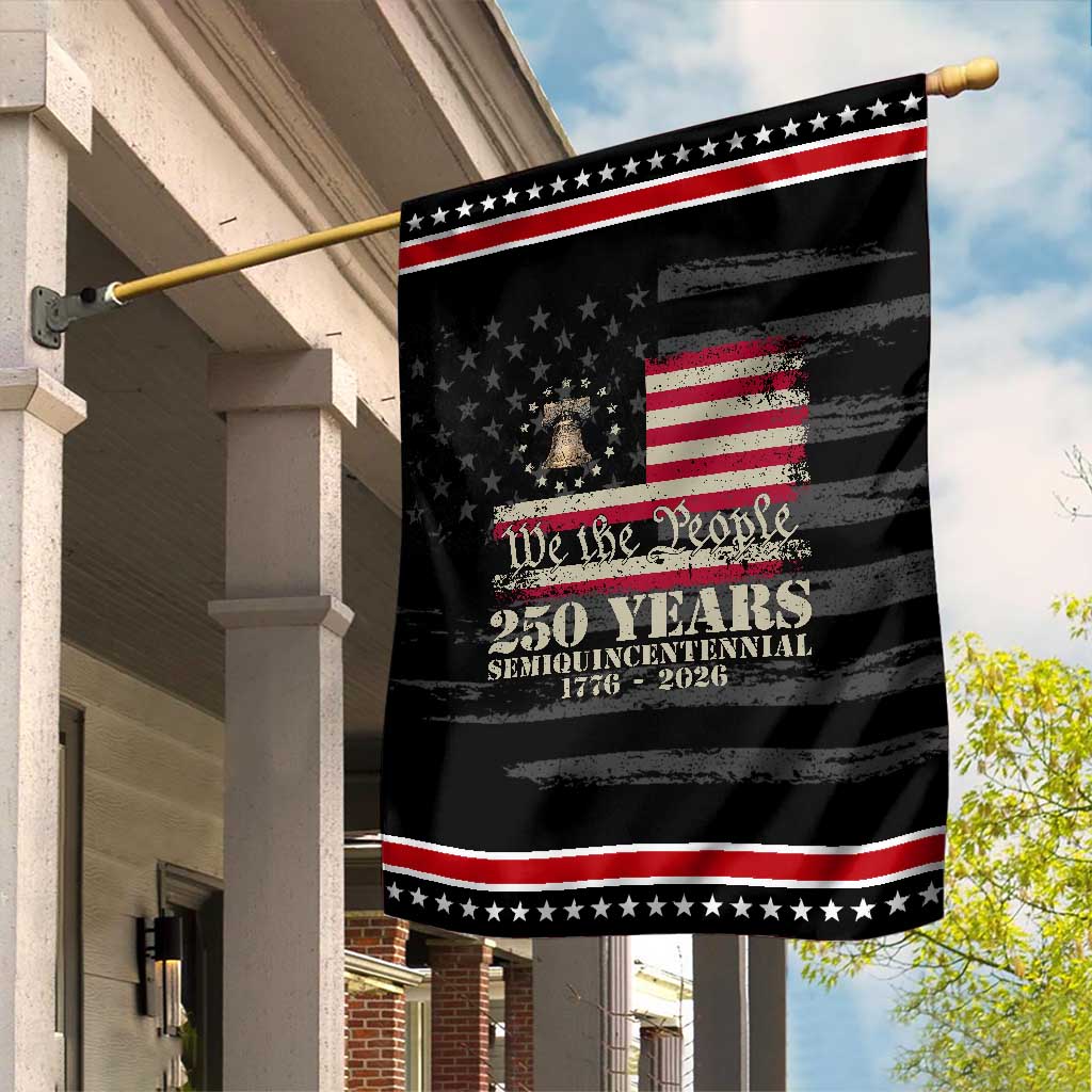 250th Anniversary USA Patriotic Garden Flag Patriotic Liberty Bell 1776 2026 Independence Day