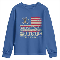 250th Anniversary USA Youth Sweatshirt Patriotic Liberty Bell 1776 2026 Independence Day