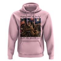 Funny Bigfoot 4th of July Hoodie Patriotic Sasquatch American Flag Party Festival