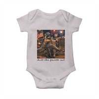4th of July Raccoon Baby Onesie Chill The Fourth Out