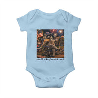 4th of July Raccoon Baby Onesie Chill The Fourth Out