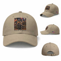 4th of July Raccoon Baseball Cap Chill The Fourth Out