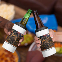 4th of July Raccoon 4 in 1 Can Cooler Tumbler Chill The Fourth Out