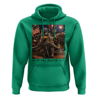 4th of July Raccoon Hoodie Chill The Fourth Out