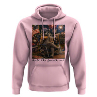 4th of July Raccoon Hoodie Chill The Fourth Out