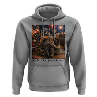 4th of July Raccoon Hoodie Chill The Fourth Out