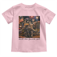 4th of July Raccoon Toddler T Shirt Chill The Fourth Out