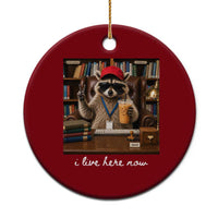 School Librarian Ceramic Ornament I Live Here Now Back to School